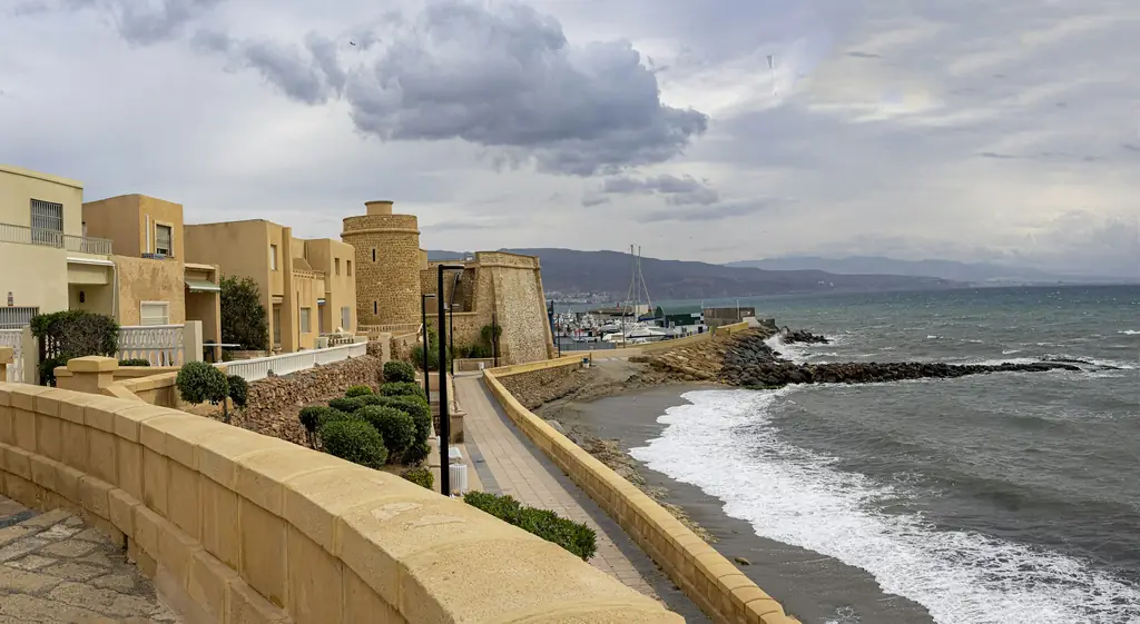 Castillo de Santa Ana in Roquetas de Mar